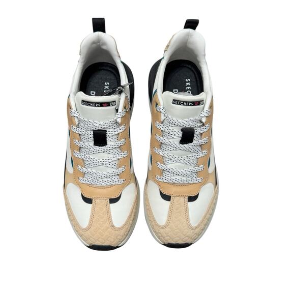 NIB! Diane Von Furstenberg x Skechers Suede Lace-Up Sneakers - Size 7.5 - Picture 4 of 12